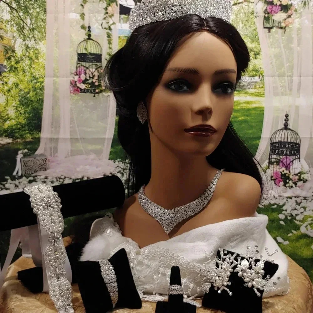 8p Unique one of a kind Tiara set